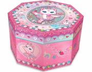 Pulio Osmihranná hudební skříňka Pecoware - Baletka s kočkou