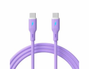 Akyga Kabel USB-C / USB-C 1m AK-USB-70 60W, Purple Silicone