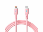 Akyga Kabel USB-C / Lightning 1m AK-USB-71 30W, Pink Sili...