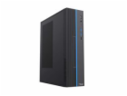 Akyga PC skříň SFF USB-C, 2xUSB3.0, USB2.0 černá