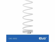 Club3D Kabel magnetický USB-C, 240W PD3.1, 480 Mbps, 2m, bílá