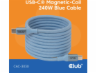 Club3D Kabel magnetický USB-C, 240W PD3.1, 480 Mbps, 2m, ...