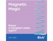 Club3D Kabel magnetický USB-C, 240W PD3.1, 480 Mbps, 2m, modrá