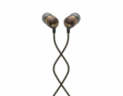 House of Marley Smile Jamaica, sluchátka do uší USB-C s mikrofonem, Brass