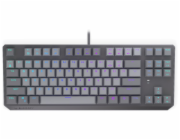 Endorfy mechanická klávesnice Thock V2 TKL / drátová / ARGB /  red sw. / USB / US layout