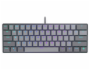 Endorfy mechanická klávesnice Thock V2 Compact / drátová / ARGB /  red sw. / USB / kompaktní / US layout