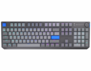 Endorfy mechanická klávesnice Thock V2 / bezdrátová / ARGB /  yellow sw. / USB / num. kl. / US layout