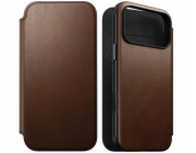 NOMAD pouzdro Modern Leather Folio Magsafe pro iPhone 17 Pro Max - Brown