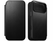 NOMAD pouzdro Modern Leather Folio Magsafe pro iPhone 17 Pro - Black
