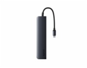 Epico 6v1 hliníkový USB-C 8K hub - inkoustová