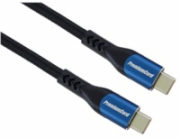 PremiumCord USB-C kabel, 1m/5A/100W/20Gbits