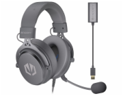 ENDORFY VIRO Plus USB Alt Gray (dunkelgrau, USB-A, 3.5 mm Klinke, 7.1-USB-Soundkarte)