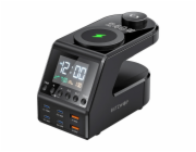 Budík Blitzwolf BW-FW10 s nabíječkou 2xUSB-A, 4xUSB-C, 240W