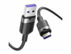 Kabel USB 2.0 A na USB-C 6A Vention CTOBH 2M (černý)
