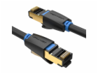 Vention IKABJ síťový kabel Černá 5 m Cat8 S/FTP (S-STP)