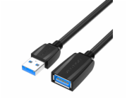 Extension Cable USB 3.0 male to USB female Vention VAS-A45-B300 3m (Black)