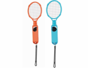 IPEGA SW2090 Tenisové Rakety pro JoyCon Ovladače Nintendo Switch 2, Red / Blue