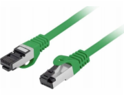 Lanberg Patchcord cat.8.1 S/FTP LSZH CU 0,5m zelený, prošel testem