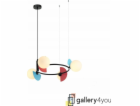 Italux Italux Nauti PND-37482-4R-MLTI závěsná lampa 4x25W...