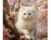 Norimpex Diamantová mozaika - Kočka v květinách