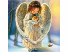 Norimpex Diamantová mozaika - Anděl s kotětem