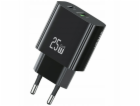 USAMS 25W nabíječka do zásuvky 1x USB-C 1x USB-A Rychlona...