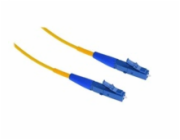 XtendLan FO patch LC-LC 1m 9/125, simplex, ultraflexibilní G.657.A1, LS0H, průměr 2mm, krátký vývod