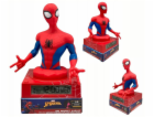 Kids Euroswan 3D lampa s budíkem Spider-Man