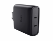 TRUST MAXO 100W 2P USB-C GAN CHARGER BLK