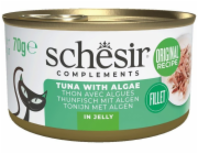 SCHESIR Complements Tuna with algae in jelly - mokré krmivo pro kočky - 70g