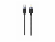 Kabel iPEAX 90010102 USB-C/Lightning 1m Black