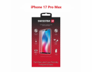 SKLO SWISSTEN FULL GLUE, COLOR FRAME, CASE FRIENDLY PRO APPLE IPHONE 17 PRO MAX ČERNÉ