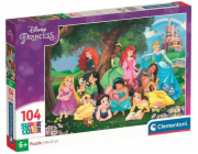 Clementoni - Puzzle 104 Disney princezny