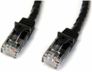 StarTech.com 2m CAT6 Ethernet Cable, 10 Gigabit Snagless RJ45 650MHz 100W PoE Patch Cord, CAT 6 10GbE UTP Network Cable w/Strain Relief, Black, Fluke Tested/Wiring is UL Certified/TIA - Category 6 - 2