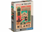 Clementoni - Puzzle 1000 Style in the city Milano Compact...