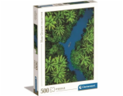 Clementoni - Puzzle 500 Tropický pohled z ptačí perspektivy