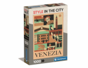 Clementoni - Puzzle 1000 Style in the city Benátky Compact box