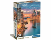 Clementoni - Puzzle 500 Osvětlené Benátky
