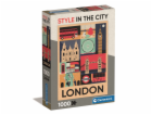 Clementoni - Puzzle 1000 Style in the city Londýn Compact...
