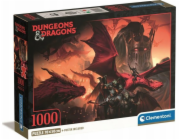 Clementoni - Puzzle 1000 Dungeons & Dragons - Compact