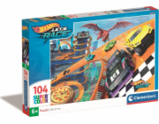 Clementoni - Puzzle 104 Hot Wheels