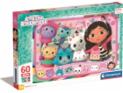 Clementoni - Puzzle 60 maxi Gábinin kouzelný domek