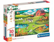 Clementoni - Puzzle 30 Zvířecí farma