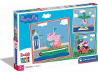 Clementoni - Puzzle 144 Prasátko Peppa 3x48 dílků