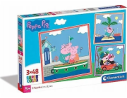 Clementoni - Puzzle 144 Prasátko Peppa 3x48 dílků