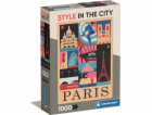 Clementoni - Puzzle 1000 Style in the city Paříž Compact ...