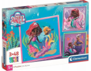 Clementoni - Puzzle 3x48 Disney Ariel
