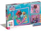 Clementoni - Puzzle 3x48 Disney Ariel
