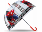 Kids Euroswan Automatický průhledný deštník Spiderman