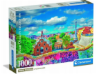 Clementoni - Puzzle 1000 Park Güell, Barcelona
